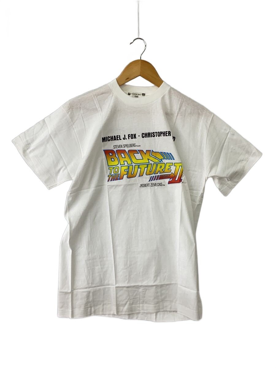 【中古】Back to the Future 2/80s～90s/プルオーバー/--/綿織物/WHT/刷り上げる【メンズウェア】