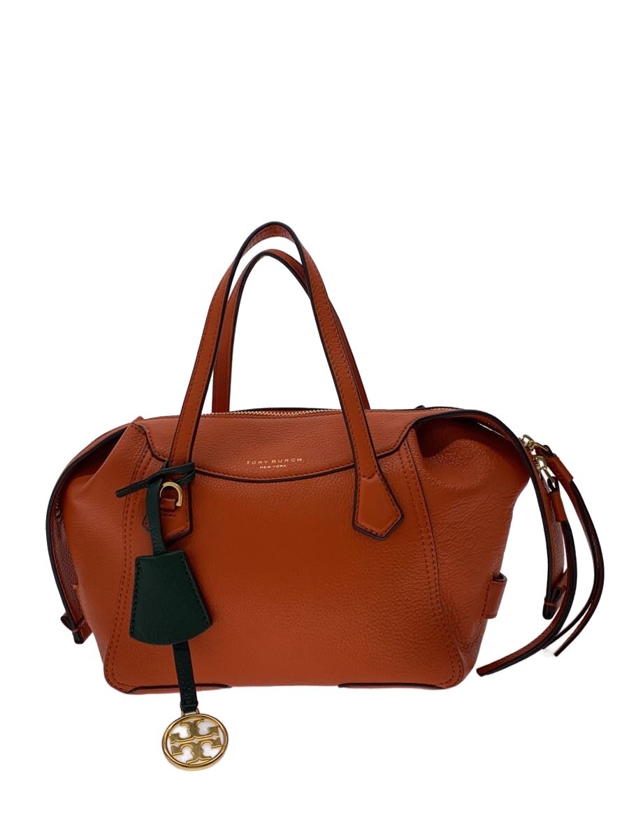 【中古】TORY BURCH◆PERRY SMALL SATHEL/ペリー スモール サッチェル/ハンドバッグ/レザー/ORN//【バッグ】｜2ｎｄ STREET 店