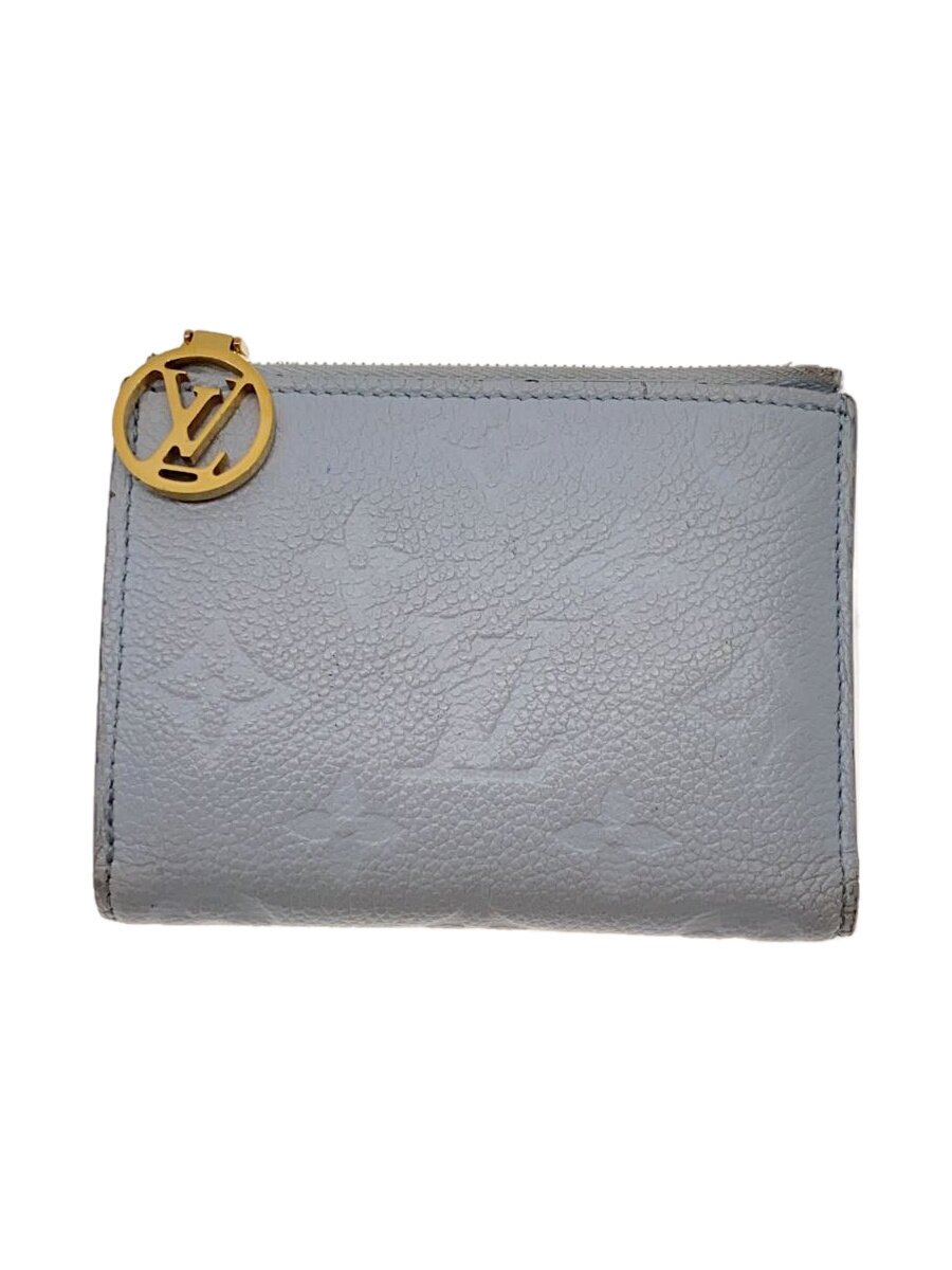 【中古】LOUIS VUITTON◆ポルト・フォイユ・リサ_モノグラム・アンプラント_BLU/レザー/BLU/レディース【服飾雑貨他】 29,029円