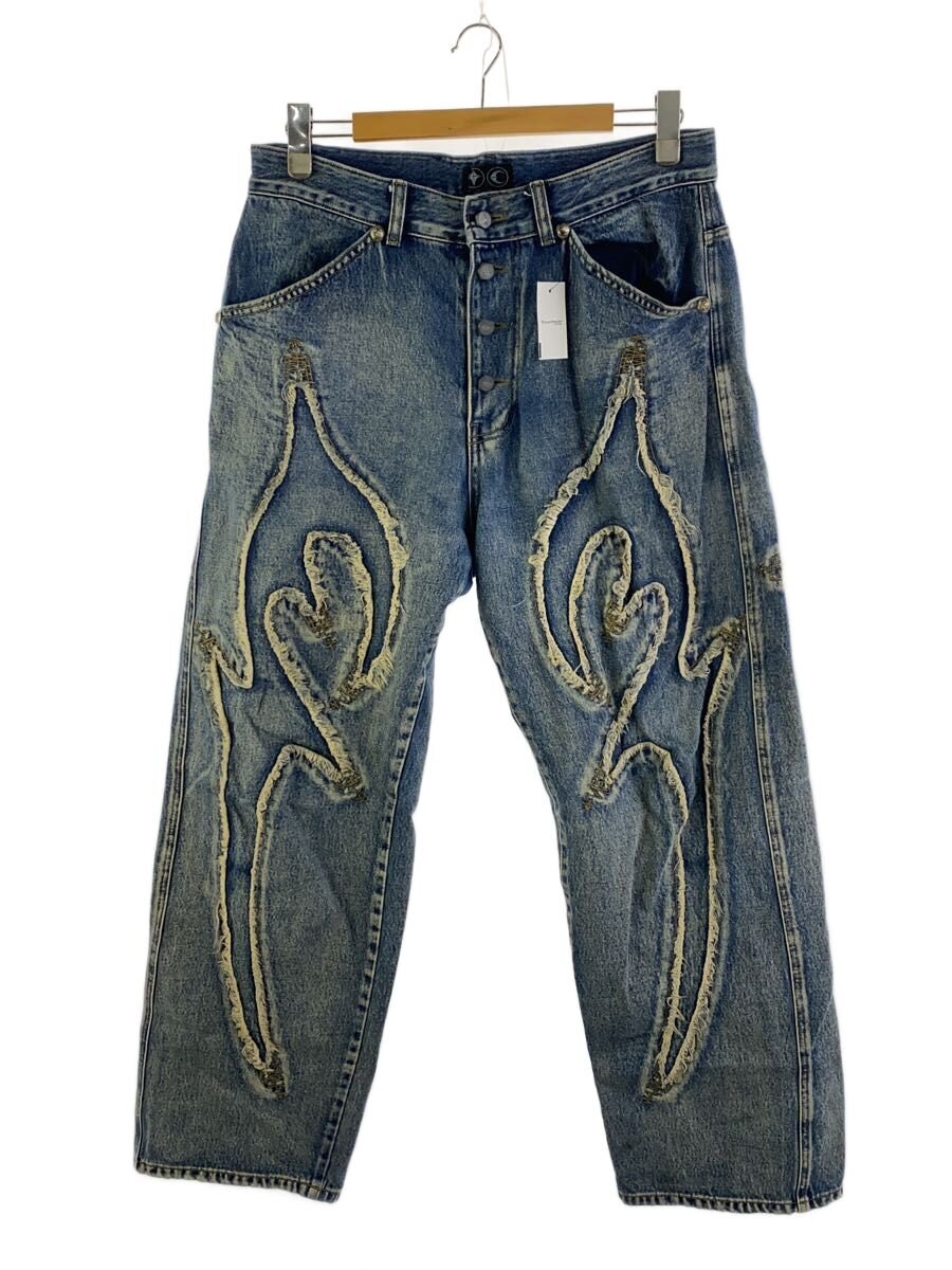 【中古】Thug Club◆TRIBAL DENIM PANT/ボトム/3/コットン/インディゴ/無地/TC23PT0701/? NULL ?【メンズウェア】|2nd STREET 店