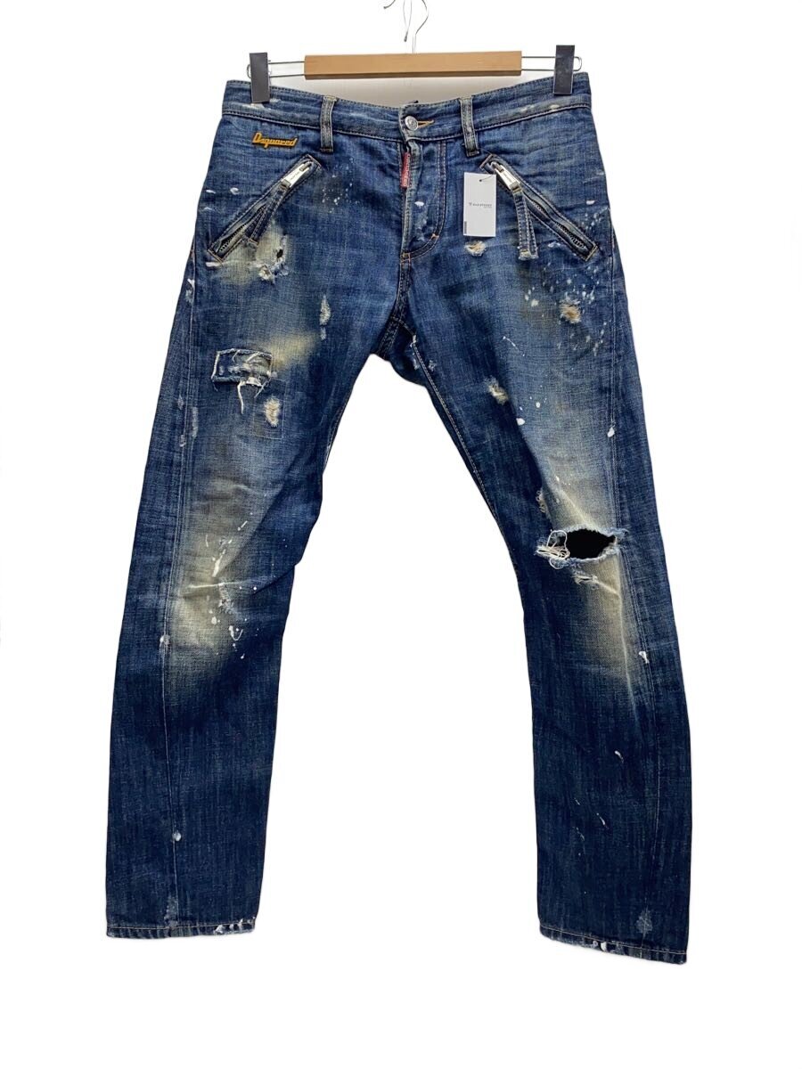 【中古】DSQUARED2◆下つ方/44/ジーンズ/IDG【メンズウェア】