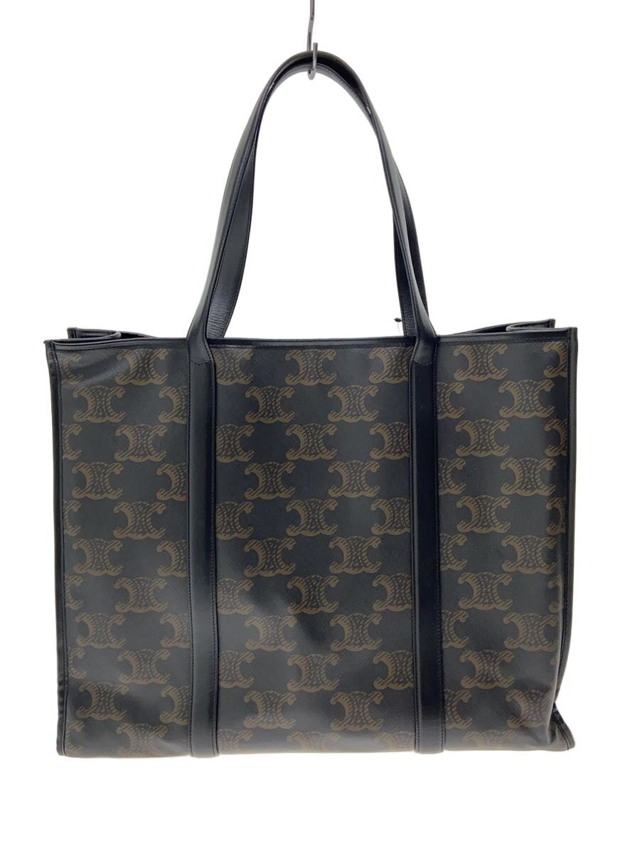 【中古】CELINE◆トートバッグ/--/黒いこと/モノグラム/11165 2EJH【御徒面子】