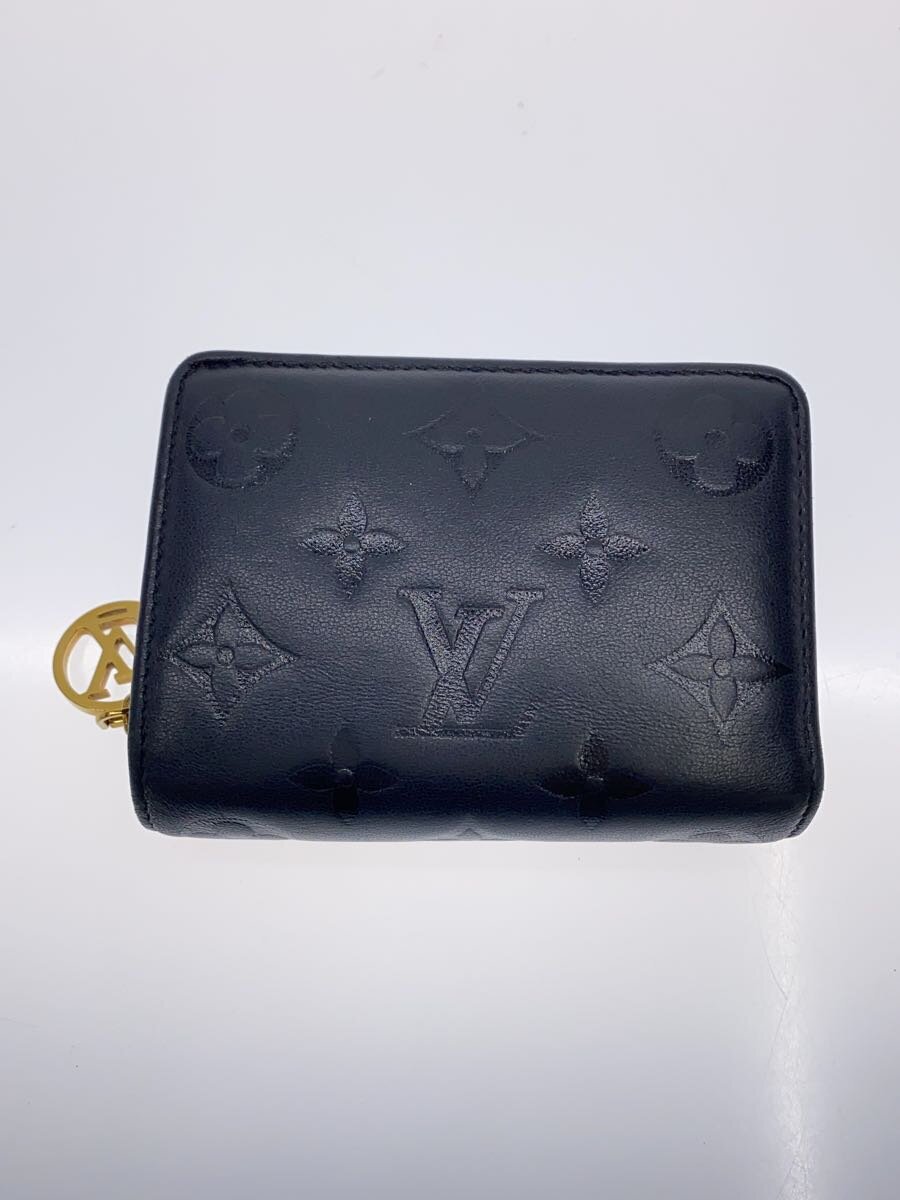 【中古】LOUIS VUITTON◆ポルト・フォイユ・ルー_モノグラム・エンボス・ラムレザー/--/レディース【服飾雑貨他】