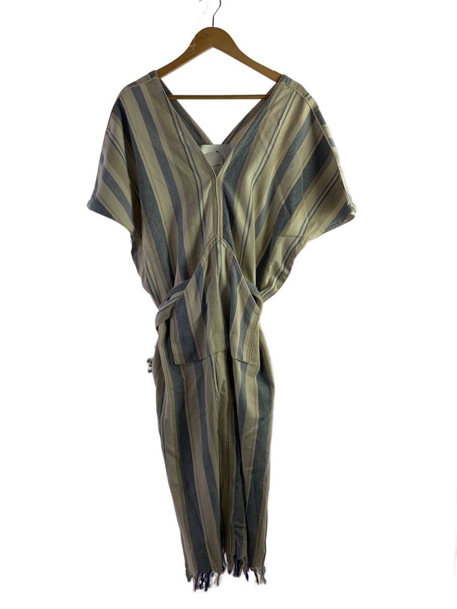 【中古】WRYHT◆半袖衣装/--/綿織物/BEG/201WT-DR04【レディース御召しもの】