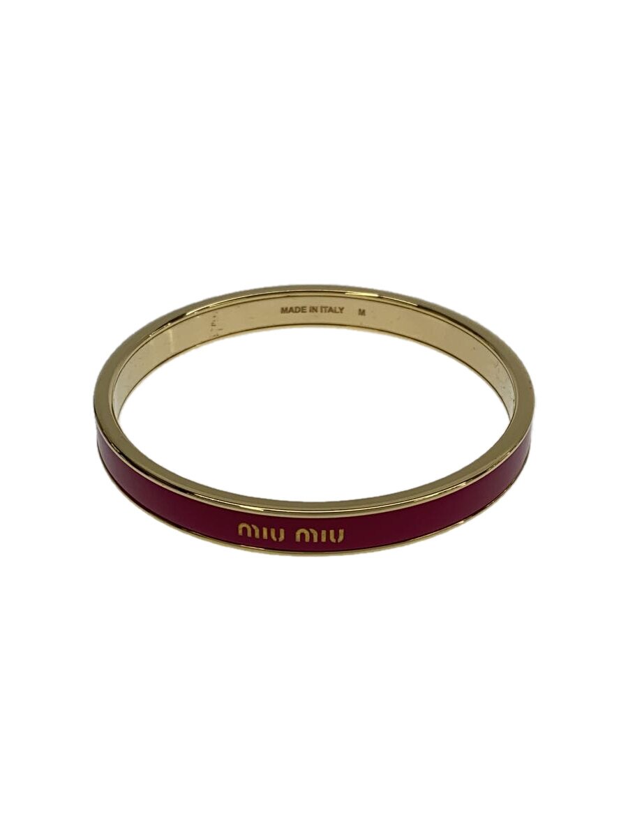 【中古】MIU MIU◆バングル/--/PNK/レディース//【服飾雑貨他】