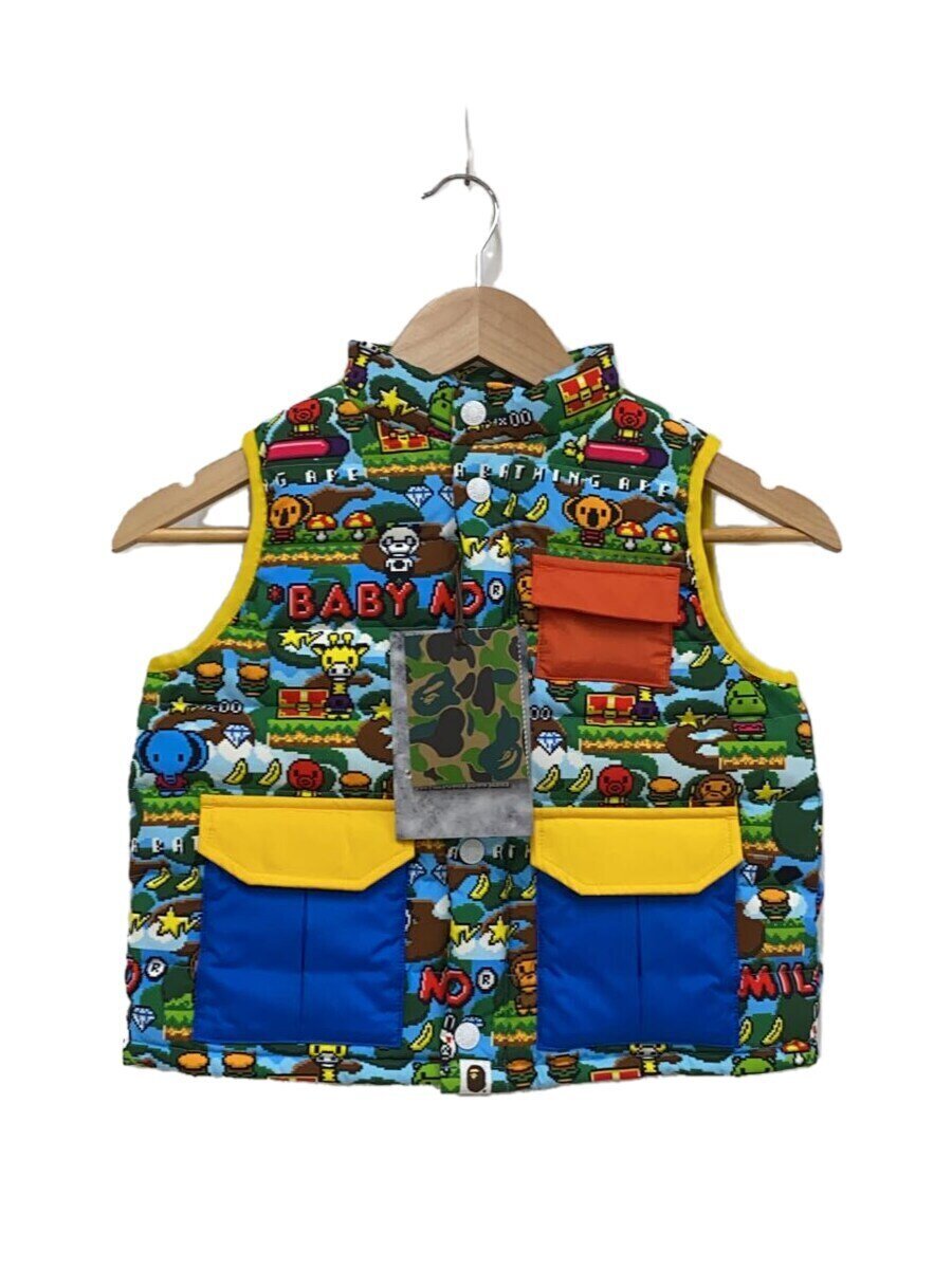 【中古】BAPE KIDS◆より良い/110珊/ポリエステル/マルチ色つや/002DNK803004K//【キッズ】