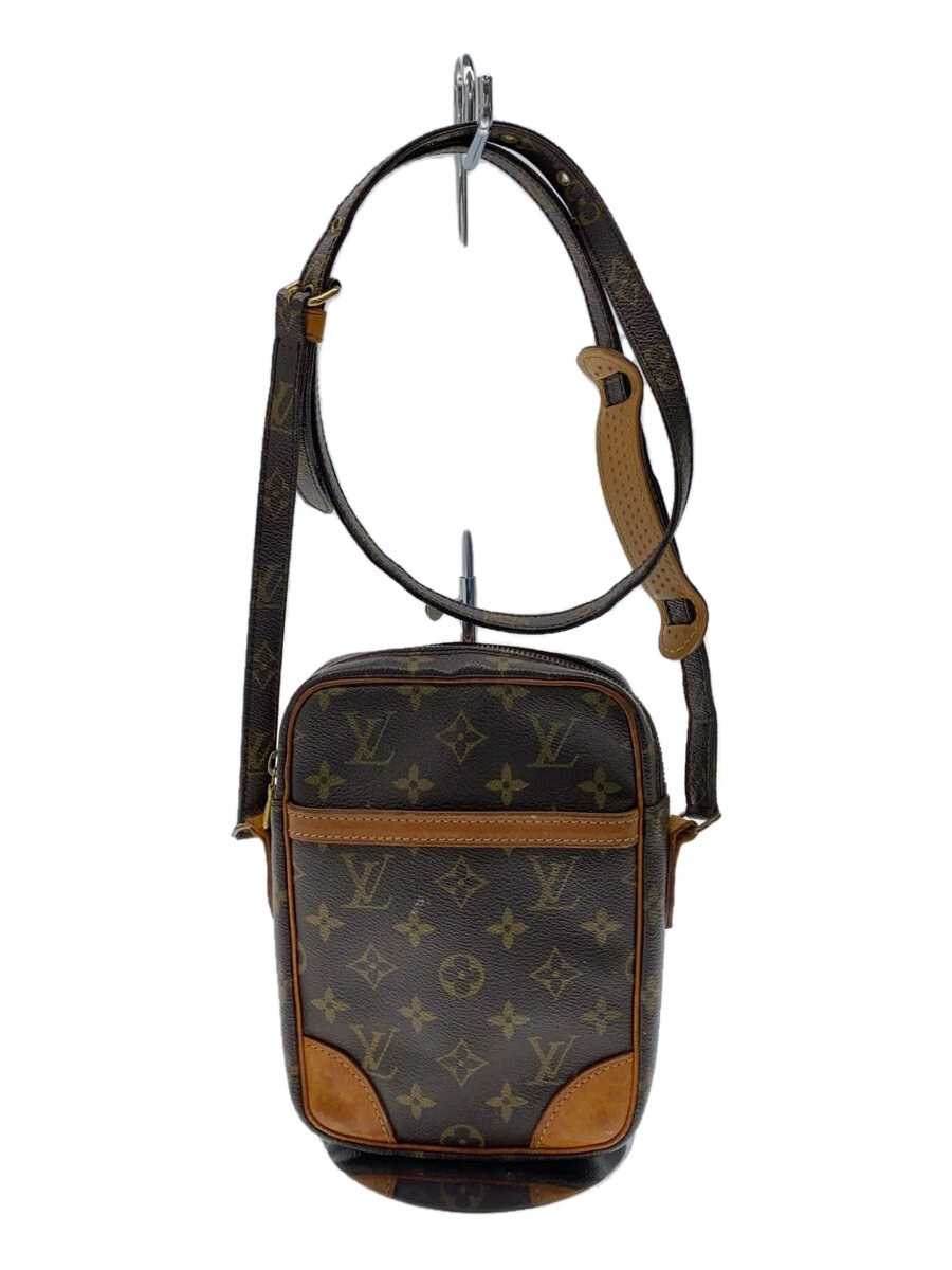 【中古】LOUIS VUITTON◆2)ダヌーブ_モノグラム・帆布_BRW/PVC/BRW【御徒面子】