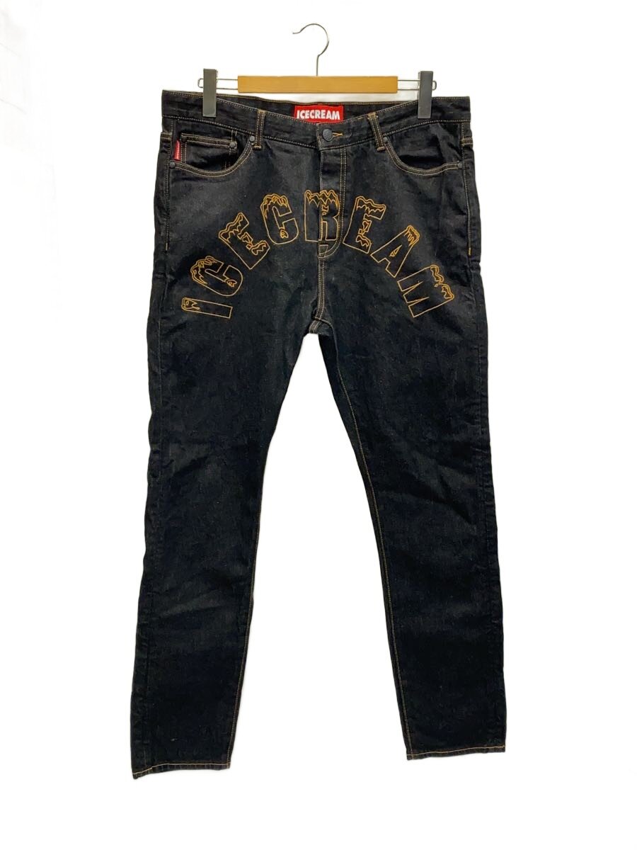 【中古】ICE CREAM◆スキニーパンツ/--/デニム/BLK/431-7101【メンズウェア】|2nd STREET 店