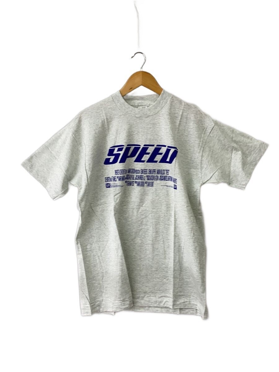 【中古】FRUIT OF THE LOOM◆USA製/SPEED/キアヌリーブス/プルオーバー/L/綿織物/GRY/刷り上げる【メンズウェア】