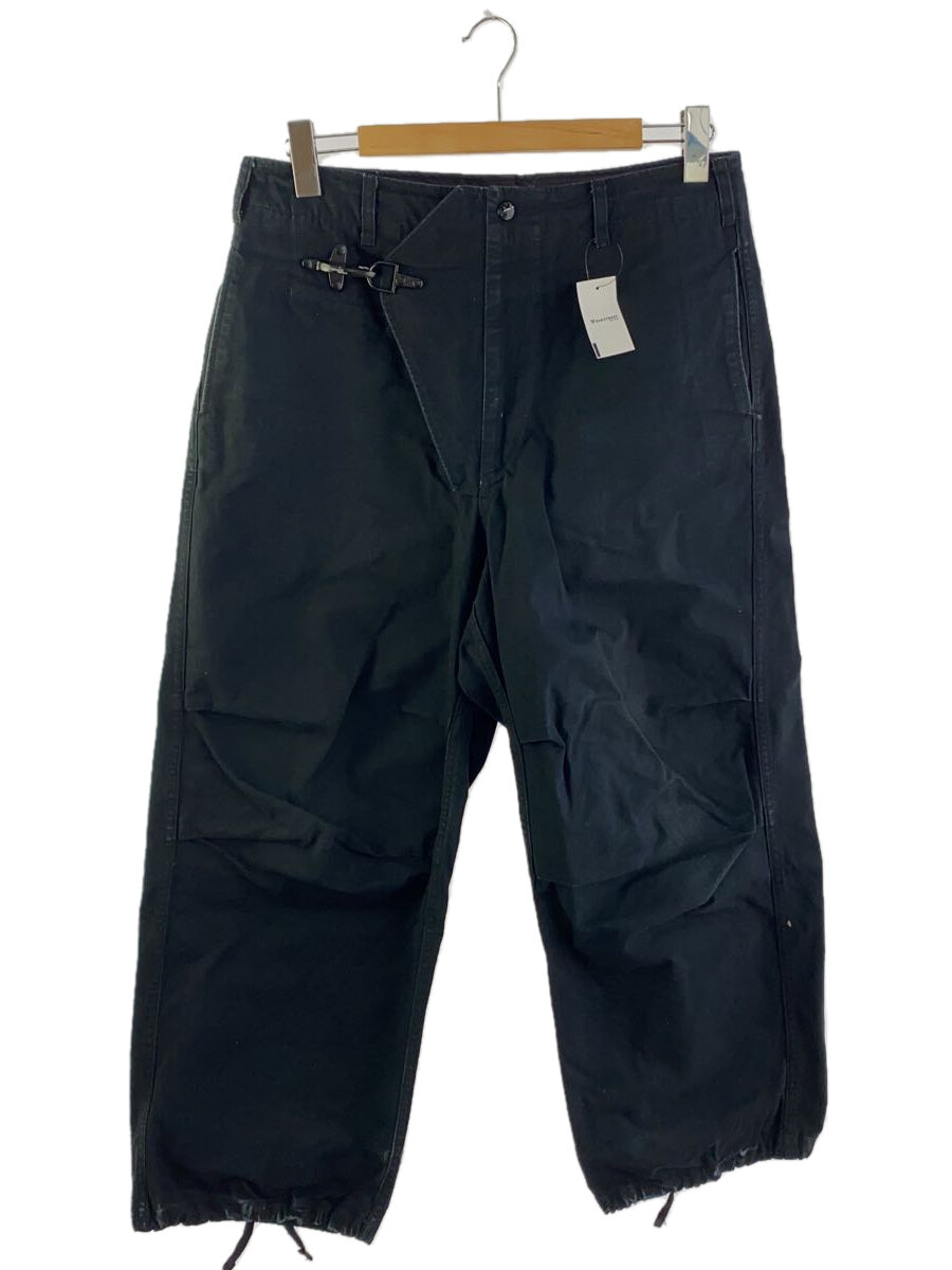 【中古】Engineered Garments◆DUFFLE OVER PANT/下つ方/S/綿織物/黒いこと/無地//【メンズウェア】