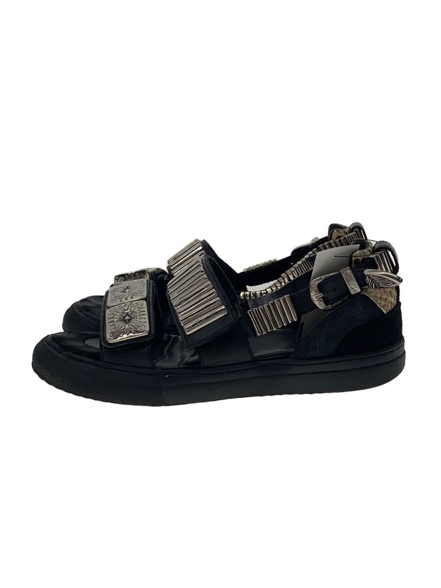 【中古】TOGA PULLA◆METAL SNEAKER SANDALS/37/BLK/レザー【シューズ】｜2ｎｄ STREET 店