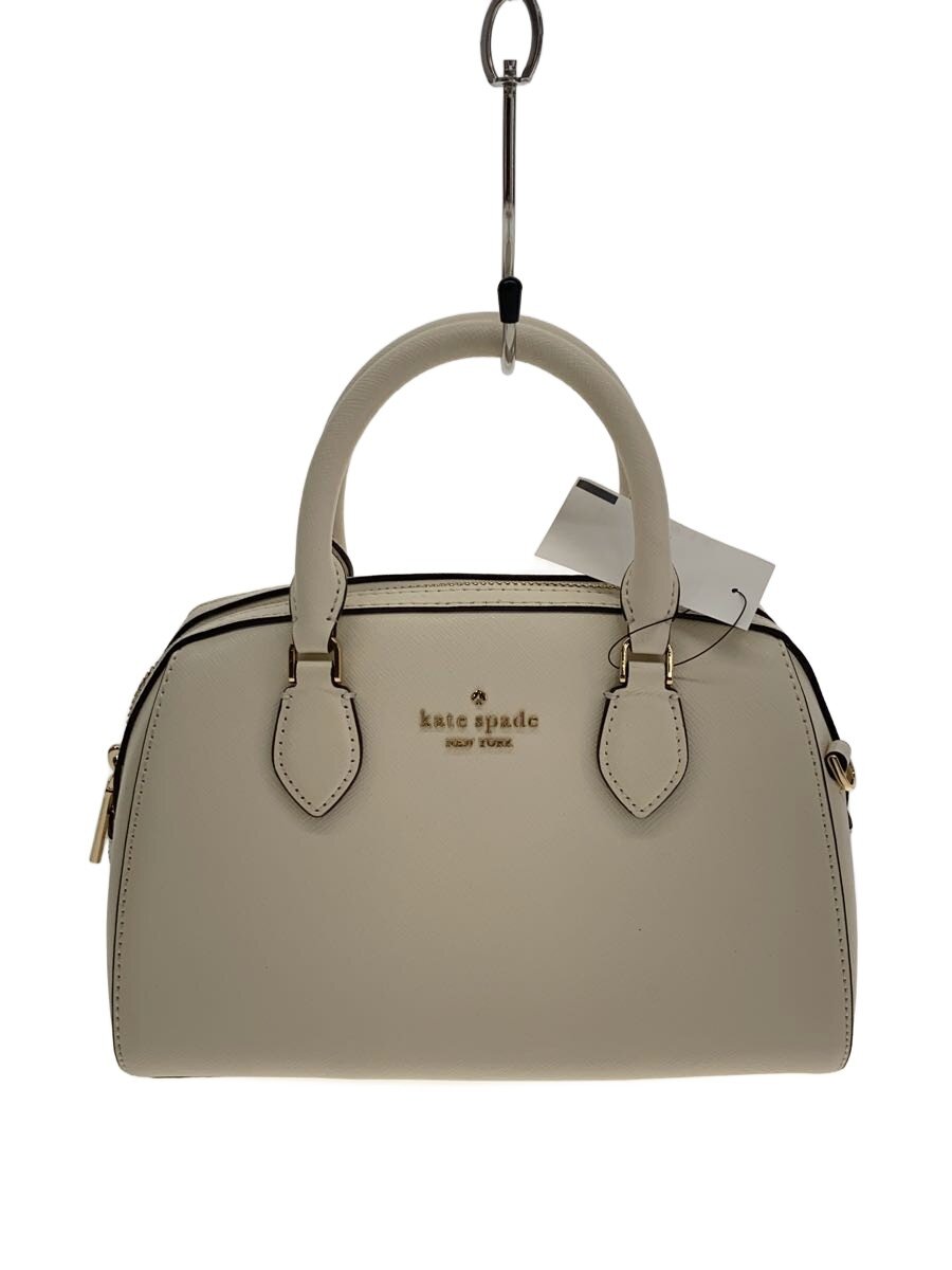 【中古】kate spade new york◆ハンドバッグ/レザー/WHT/無地【バッグ】｜2ｎｄ STREET 店