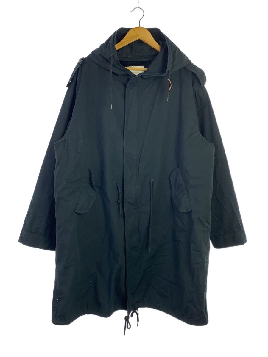 【中古】HOUSTON◆モッズコート/L/アクリル樹脂/BLK/5409M【メンズウェア】