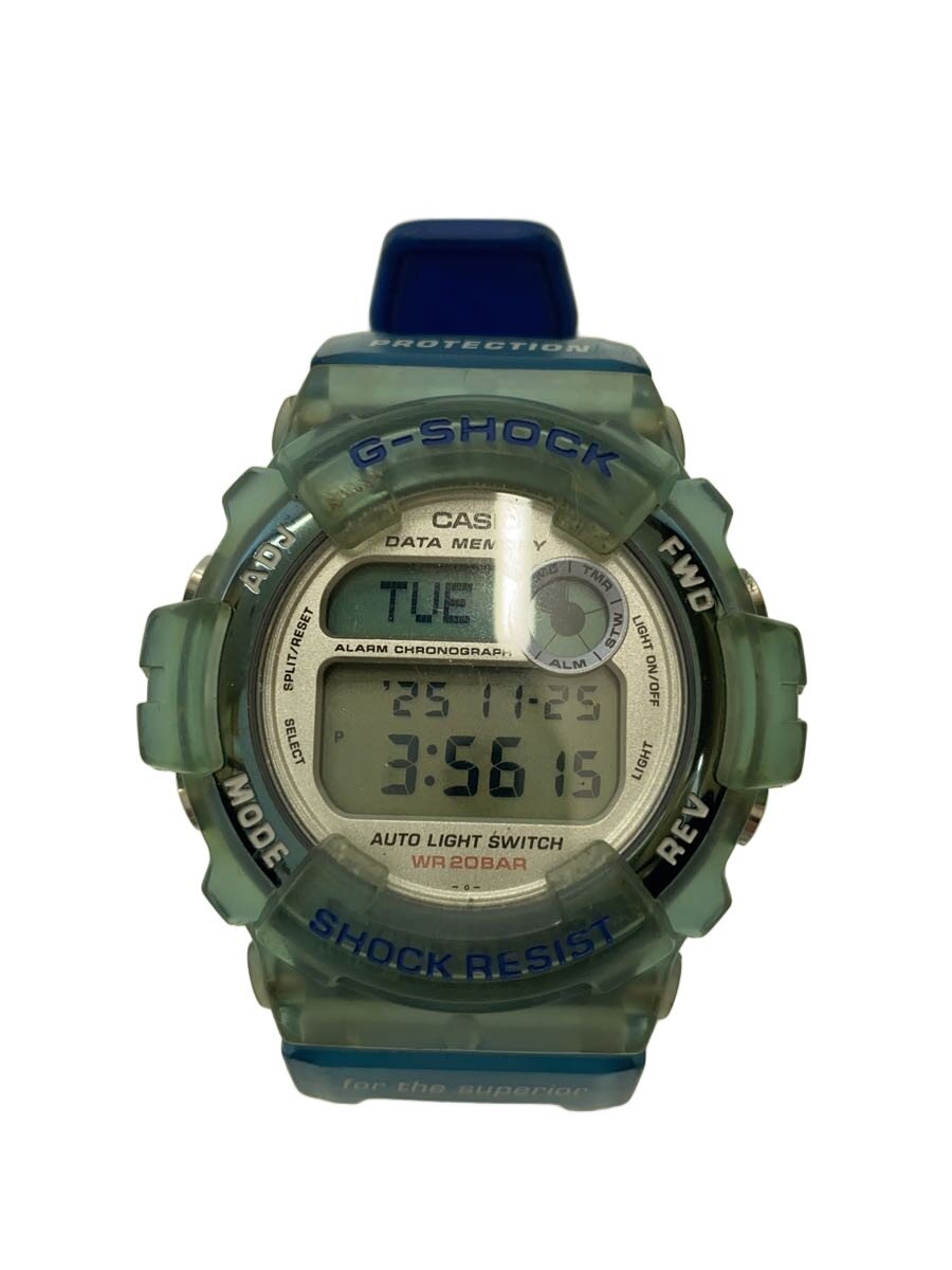 【中古】CASIO◆ウォッチ/デジタル/BLU【服飾雑貨他】