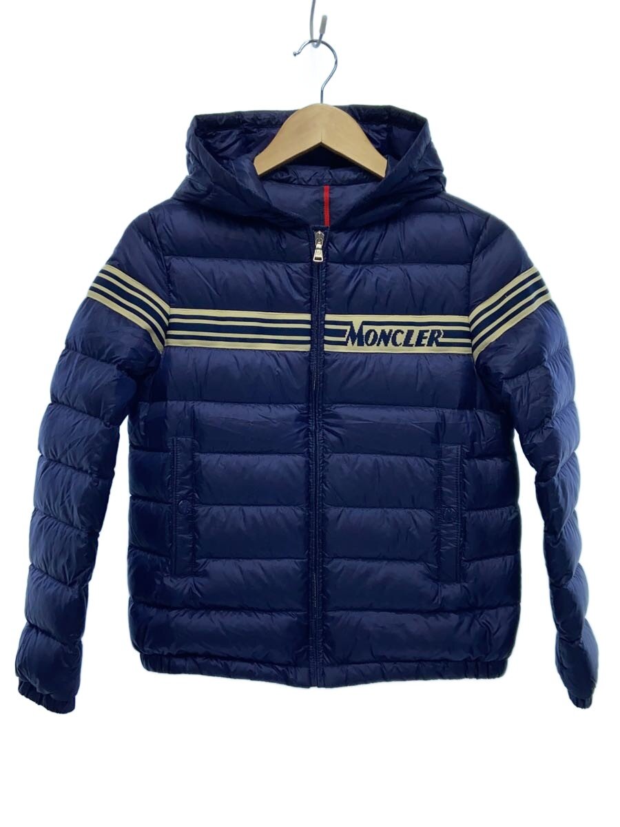 【中古】MONCLER◆RENALD/落ち込む上衣/上衣/US12/ナイロン/NVY【キッズ】