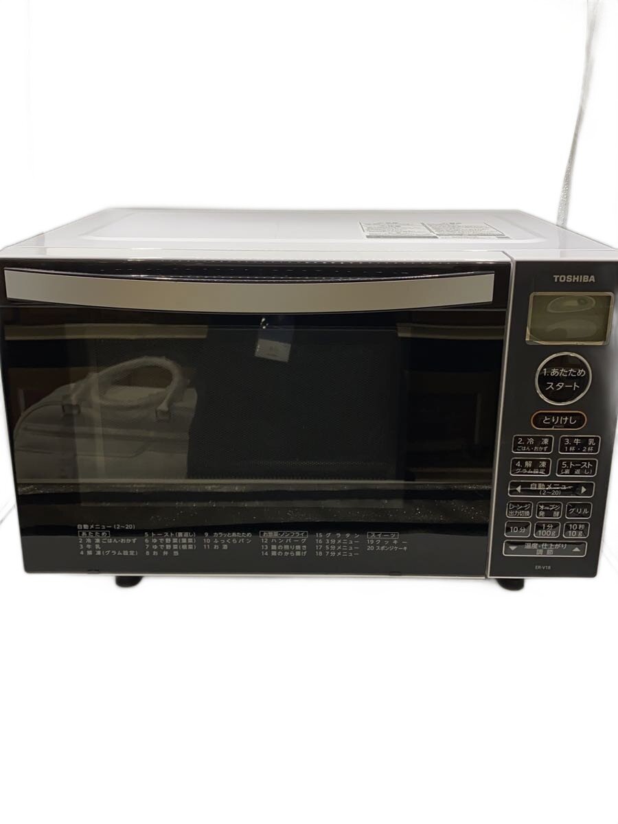 【中古】TOSHIBA◆オーヴン領域 ER-V18(W)【家電・視覚的・オーディオ】