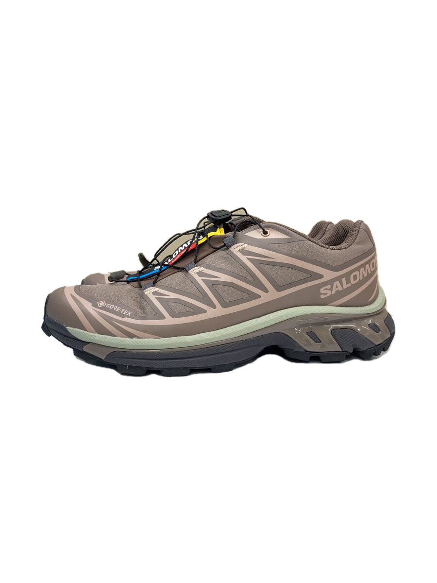 【中古】salomon◆ローカットスニーカー/26.5糎/BEG/477326【シューズ】