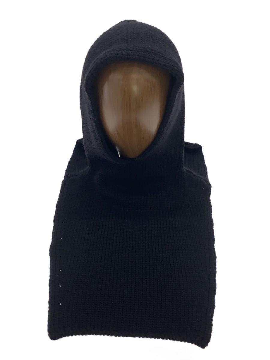 【中古】PRADA◆編み物旗がしら/--/BLK/無地/メンズ【服飾雑貨他】