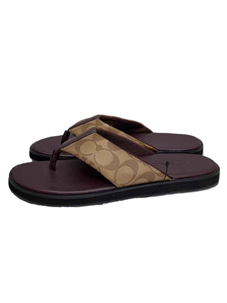 【中古】COACH◆サンダル/26糎/BRD/G4921【シューズ】
