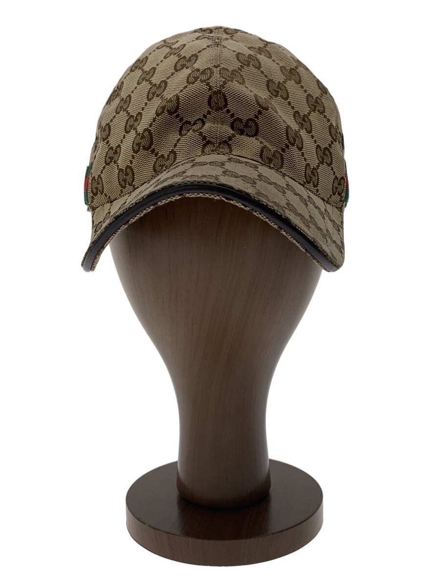 【中古】GUCCI◆旗がしら/L/帆布/BEG/総柄/メンズ/200035 204891【服飾雑貨他】