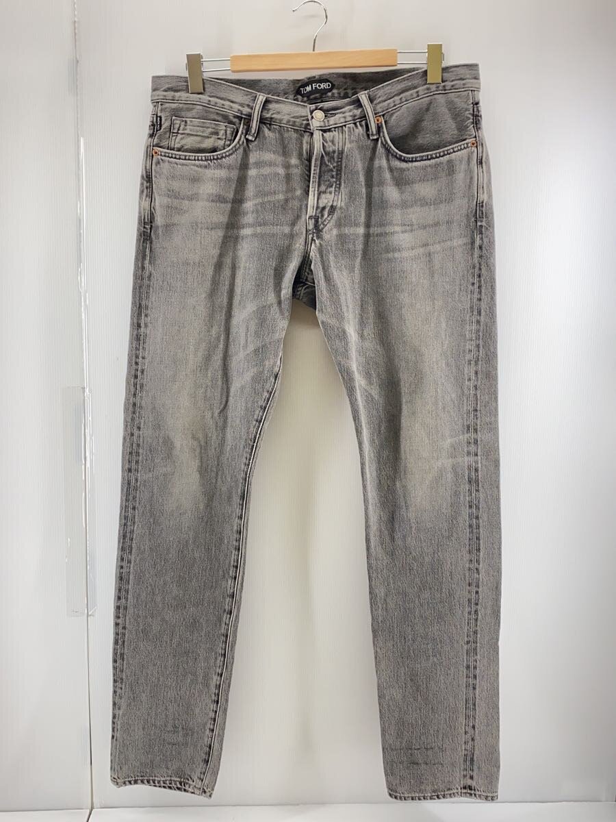 【中古】TOM FORD◆下つ方/36/綿織物/GRY/? NULL ?【メンズウェア】