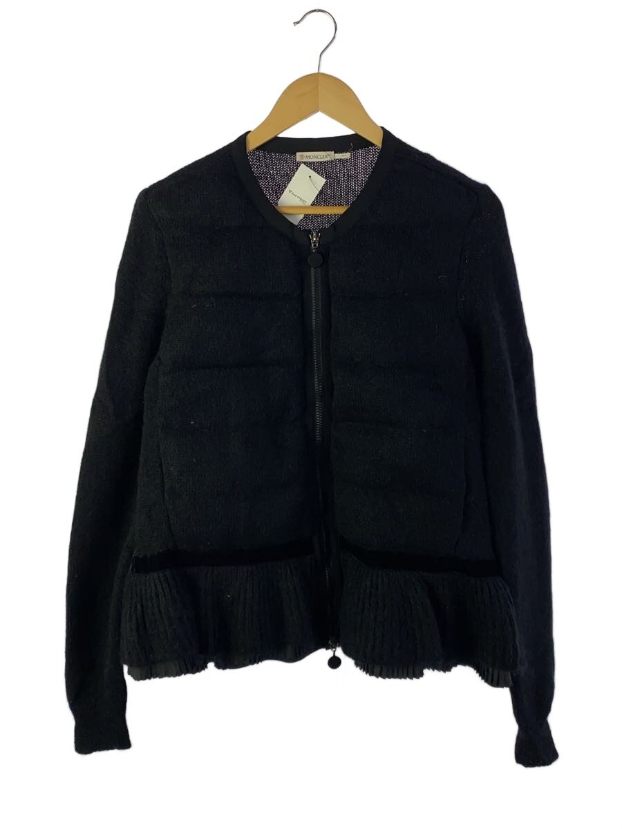 【中古】MONCLER◆落ちこむ上衣/1/ポリエステル/BLK【レディースお召しもの】