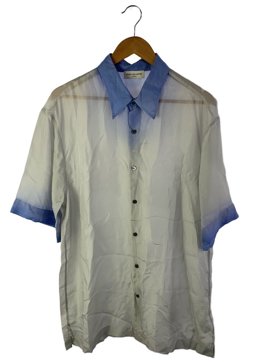 【中古】DRIES VAN NOTEN◆半袖プルオーバー/M/絹地/GRY/020709-8162-504//【メンズウェア】