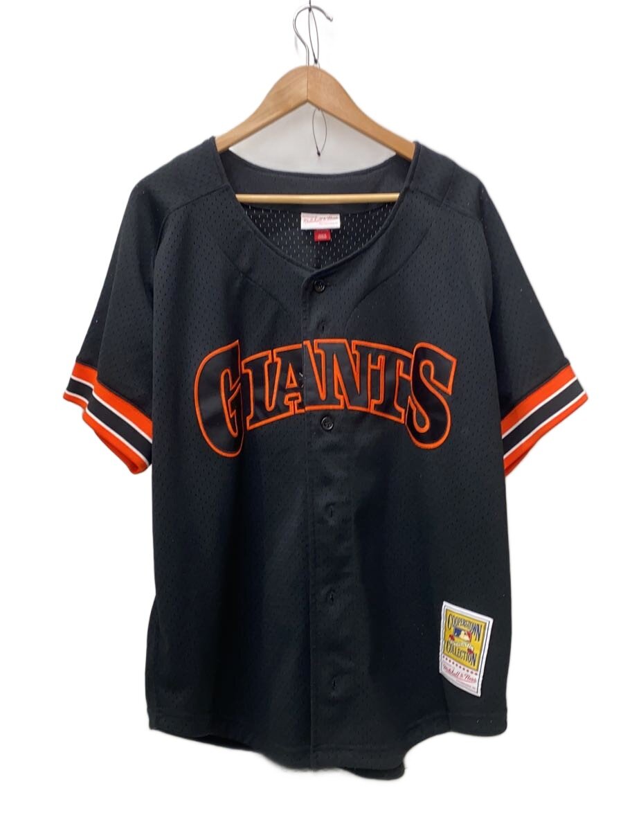 【中古】mitchell\u0026ness◆スポーツウェアー/XL/BLK【運動競技】