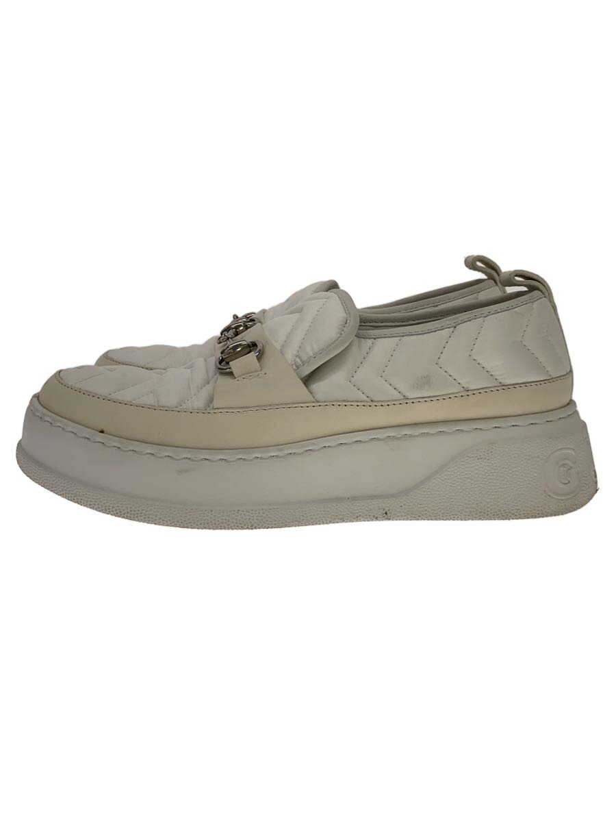 【中古】GUCCI◆シューズ/37.5/WHT/721077【シューズ】