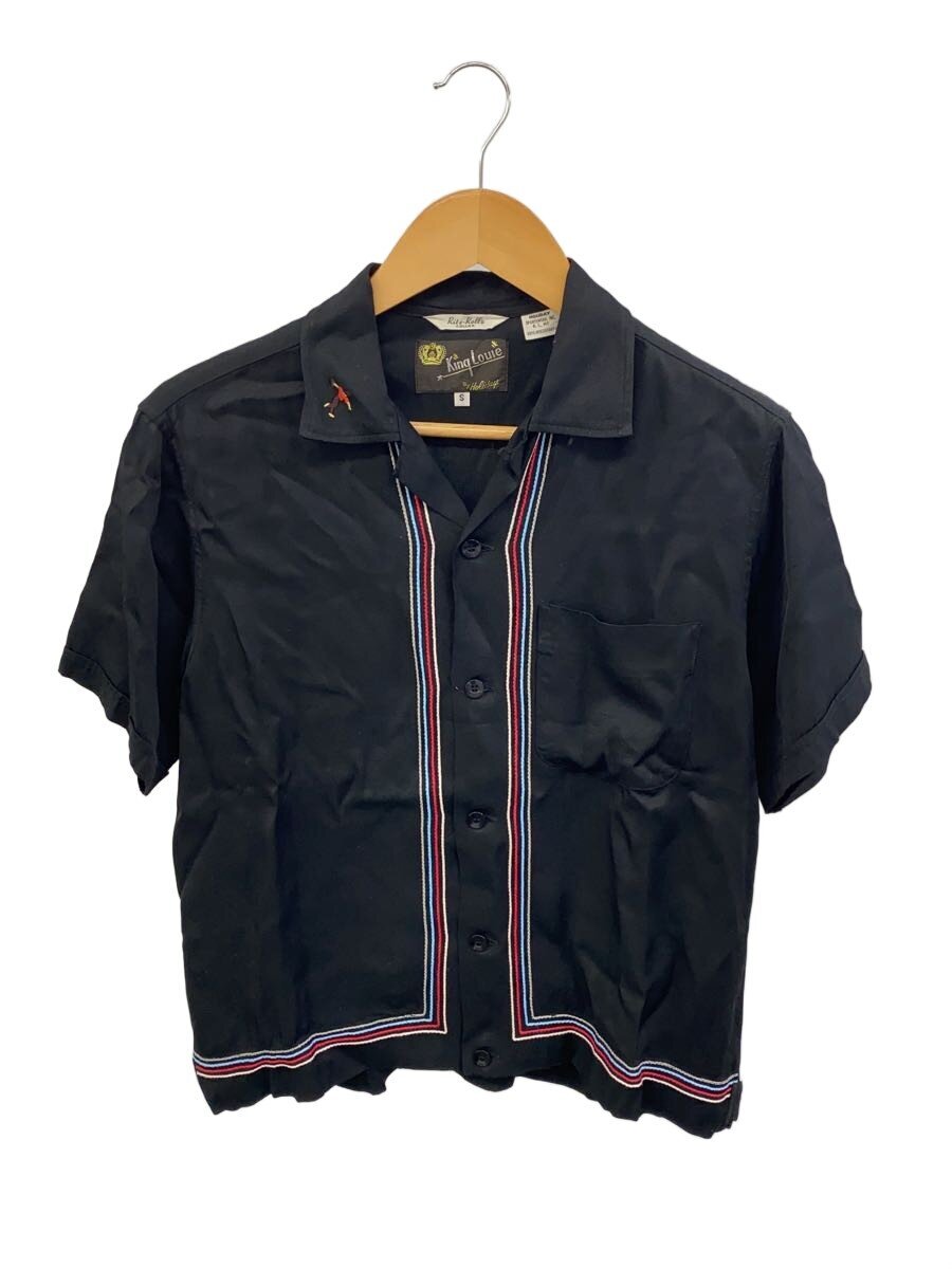 【中古】King Louie◆BRAID TRIM BOWLING SHIRT/bby Holiday 実名刷り直す/半袖プルオーバー/S/人絹【メンズウェア】