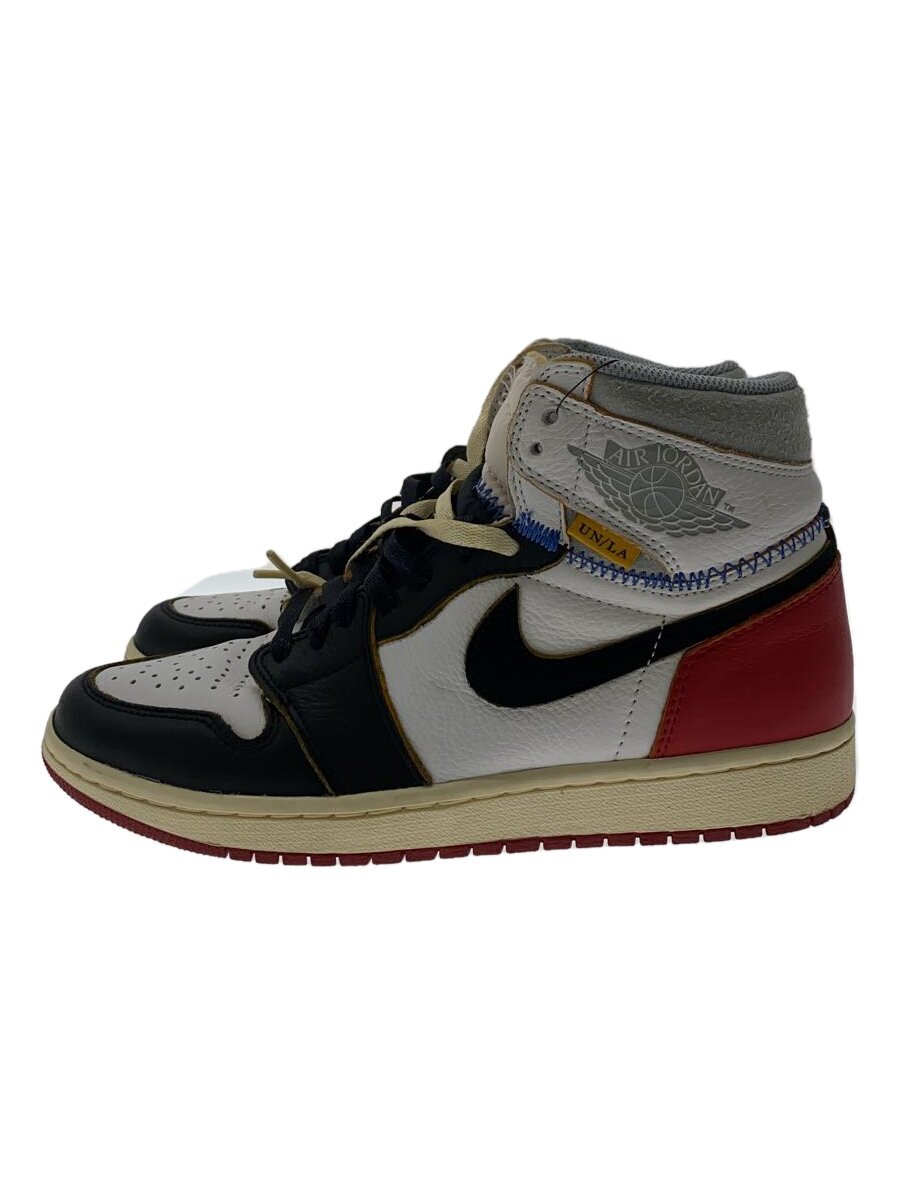 【中古】NIKE◆AIR JORDAN 1 RETRO HI NRG / UN/エアジョーダンレトロハイ/ホワイト/26.5cm/WH【シューズ】｜2ｎｄ STREET 店
