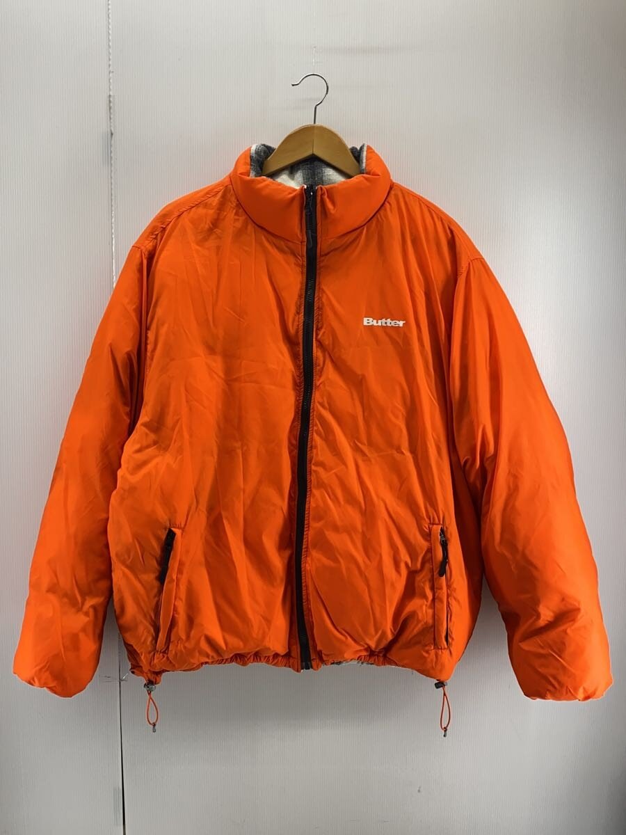 【中古】Butter Goods◆Reversible Plaid Puffer Jacket/汚れ有/ジャケット/--/ポリエステル/ORN【メンズウェア】|2nd STREET 店