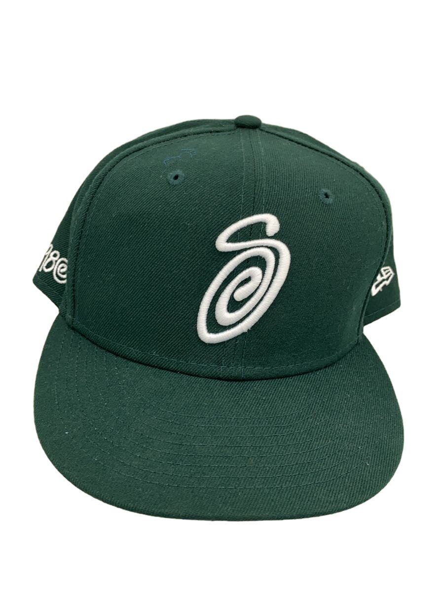 【中古】NEW ERA◆旗がしら/7 3/8/ポリエステル/GRN/メンズ/1311008【服飾雑貨他】
