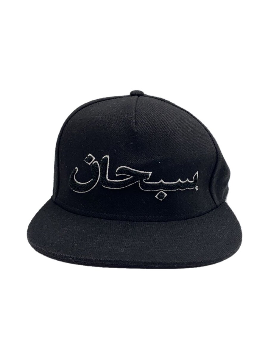 【中古】Supreme◆21FW/Arabic Logo 5-Panel/旗がしら/--/アクリル繊維/BLK/メンズ【服飾雑貨他】