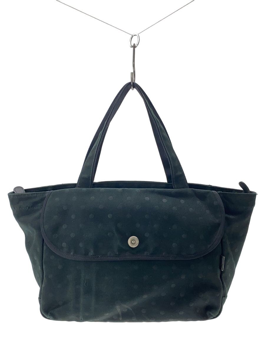 【中古】PORTER GIRL◆トートバッグ/--/BLK/点点【御徒面子】