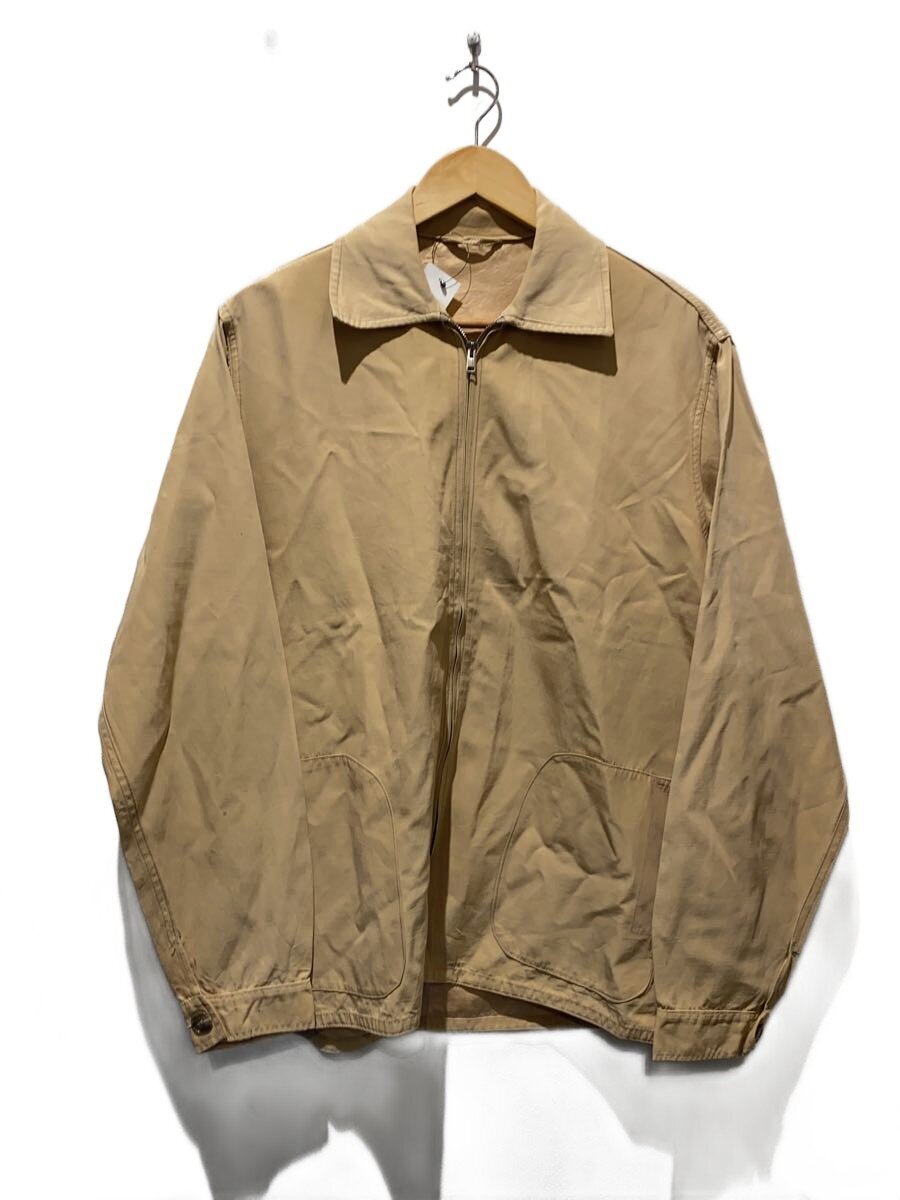 【中古】50s-60s/AEROジップ/コの字/ナイロンジャケット/BEG//【メンズウェア】｜2ｎｄ STREET 店