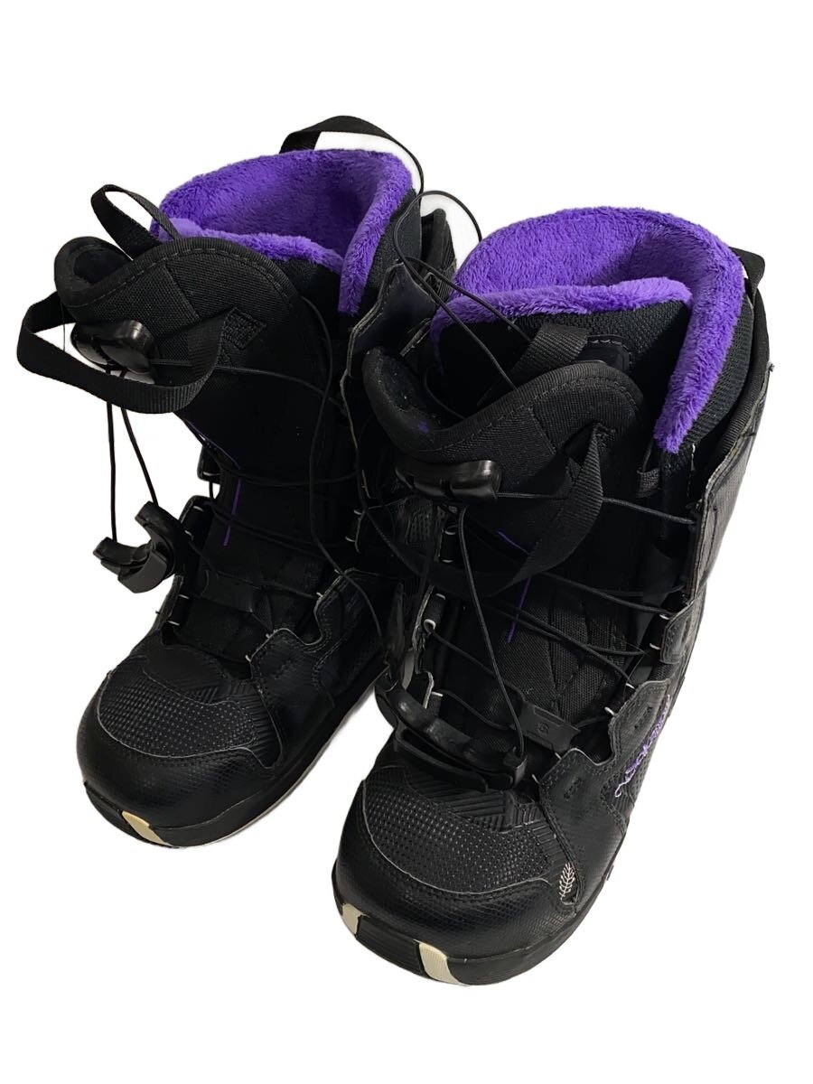 【中古】salomon◆スノーボードブーツ/23cm/BLK【スポーツ】