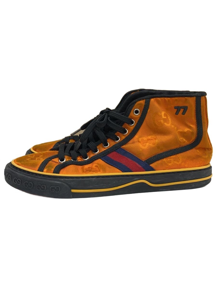 【中古】GUCCI◆TENNIS 1977/ハイカットスニーカー/--/ORN/628717【シューズ】