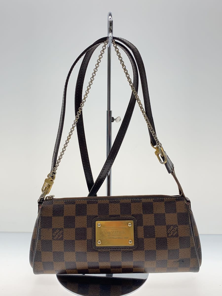 【中古】LOUIS VUITTON◆ソフィ_ダミエ・エベヌ_BRW/PVC/BRW//【御徒面子】