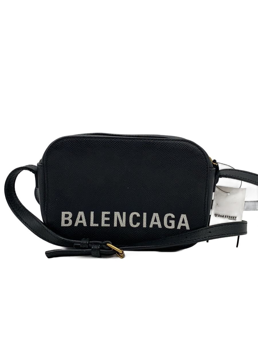 【中古】BALENCIAGA◆ショルダーバッグ/レザー/BLK/558171【バッグ】｜2ｎｄ STREET 店