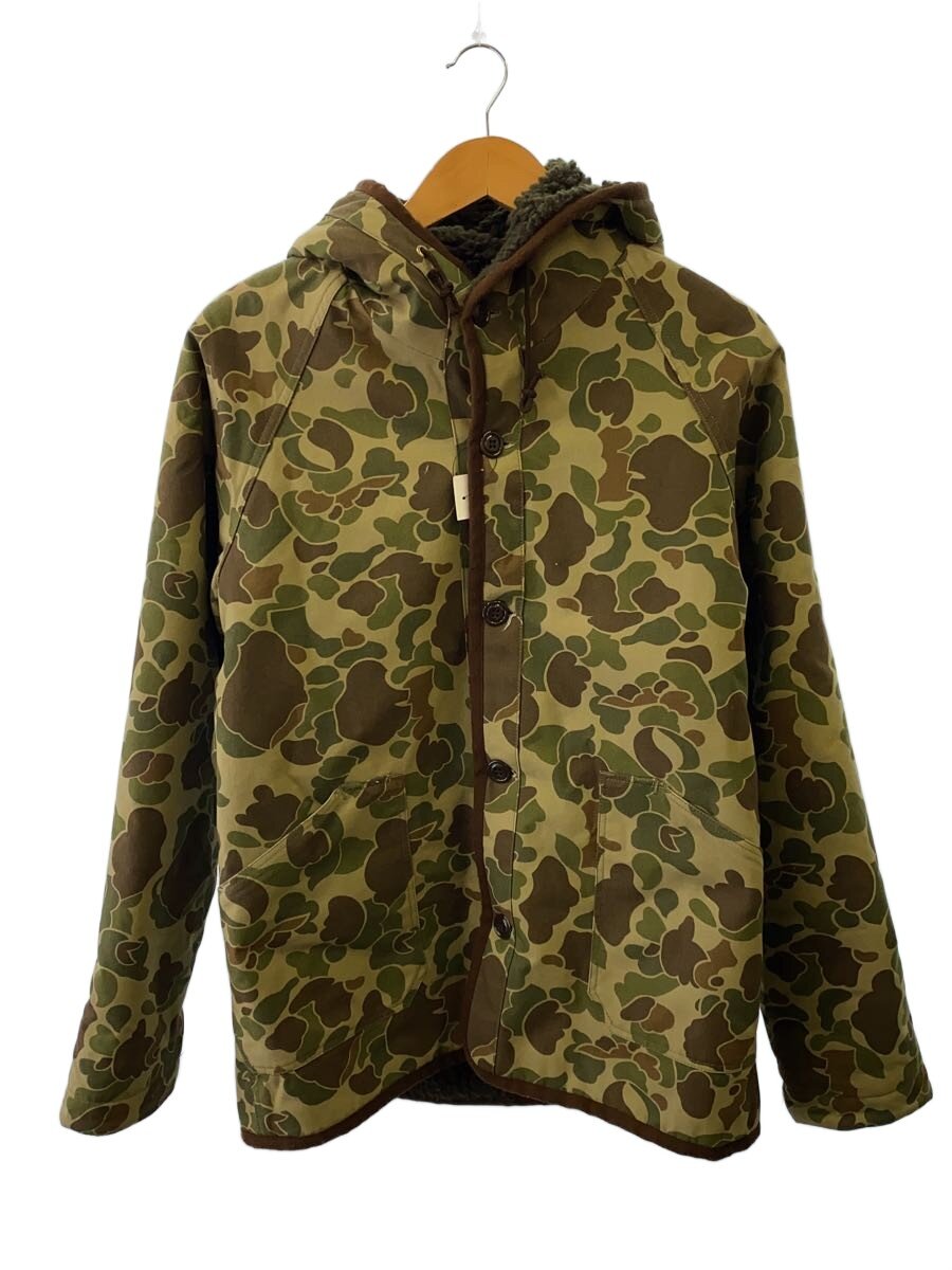 【中古】BLACK SIGN◆ボアフリースフーデッドコート/38/コットン/カモフラ/CODE-219【メンズウェア】｜2ｎｄ STREET 店