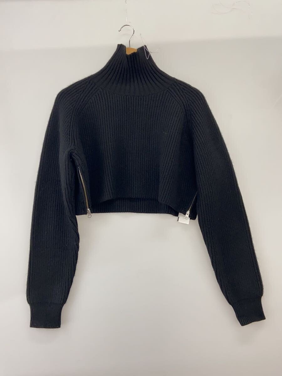 【中古】Gypsohila◆編み物・スウェーター(朦々たる)/FREE/ナイロン/BLK/無地/GPG-535【レディースお召しもの】