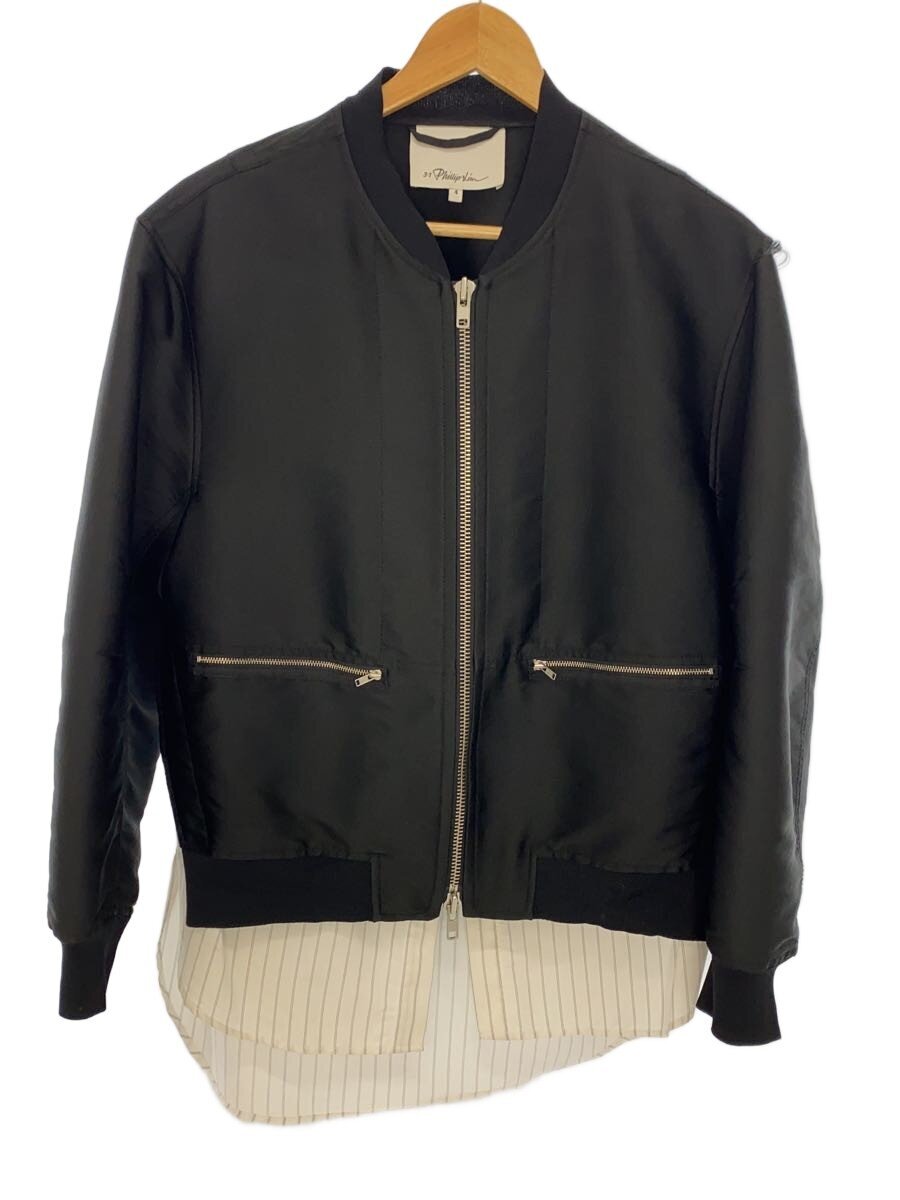 【中古】3.1 Phillip Lim◆Layered Bomber Jacket/レイヤードボンバージャケット/H161-6775LDF/ブラック【レディースウェア】｜2ｎｄ STREET 店