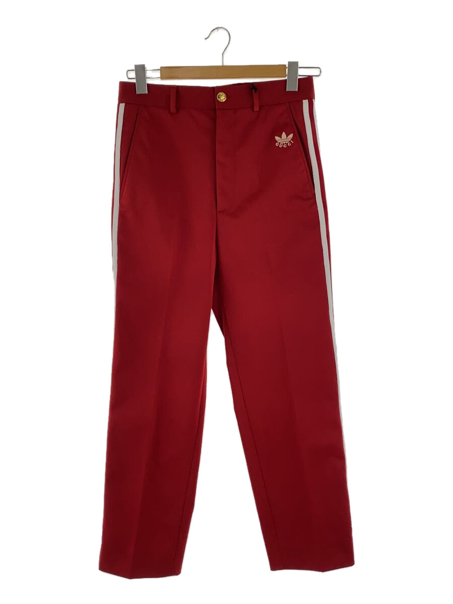 【中古】GUCCI◆下つ方/44/ポリエステル/RED/無地/710399//【メンズウェア】