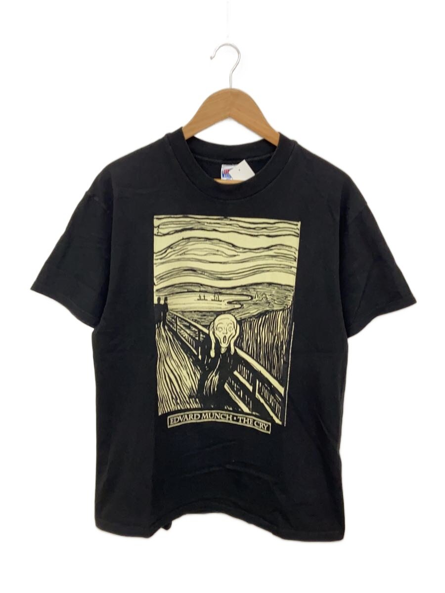 【中古】Hanes◆90s/MUNCH/Tシャツ/L/コットン/BLK/? NULL ?【メンズウェア】｜2ｎｄ STREET 店