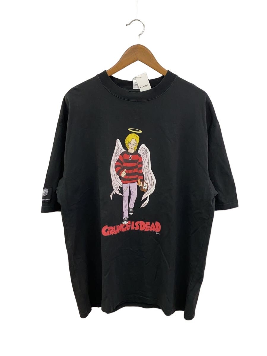 【中古】TALKING ABOUT THE ABSTRACTION◆Tシャツ/XL/コットン/BLK/SS-T-005【メンズウェア】｜2ｎｄ STREET 店