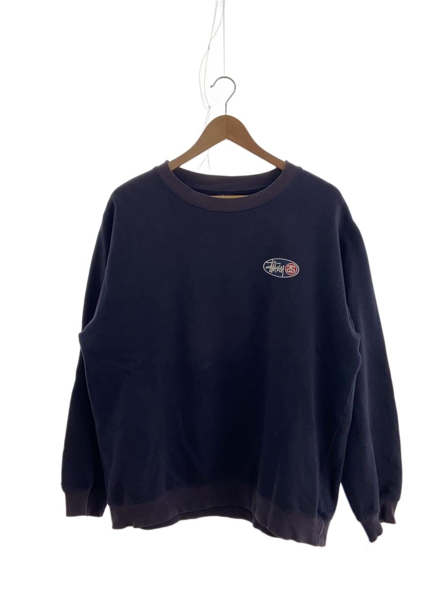 【中古】STUSSY◆汗水/M/綿織物/NVY/刷り上げる【メンズウェア】