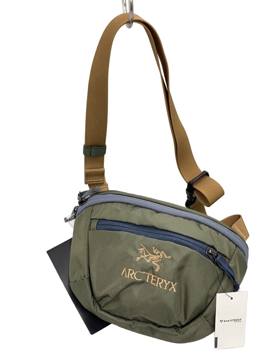 【中古】ARC’TERYX◆ショルダーバッグ/ナイロン/KHK【御徒面子】
