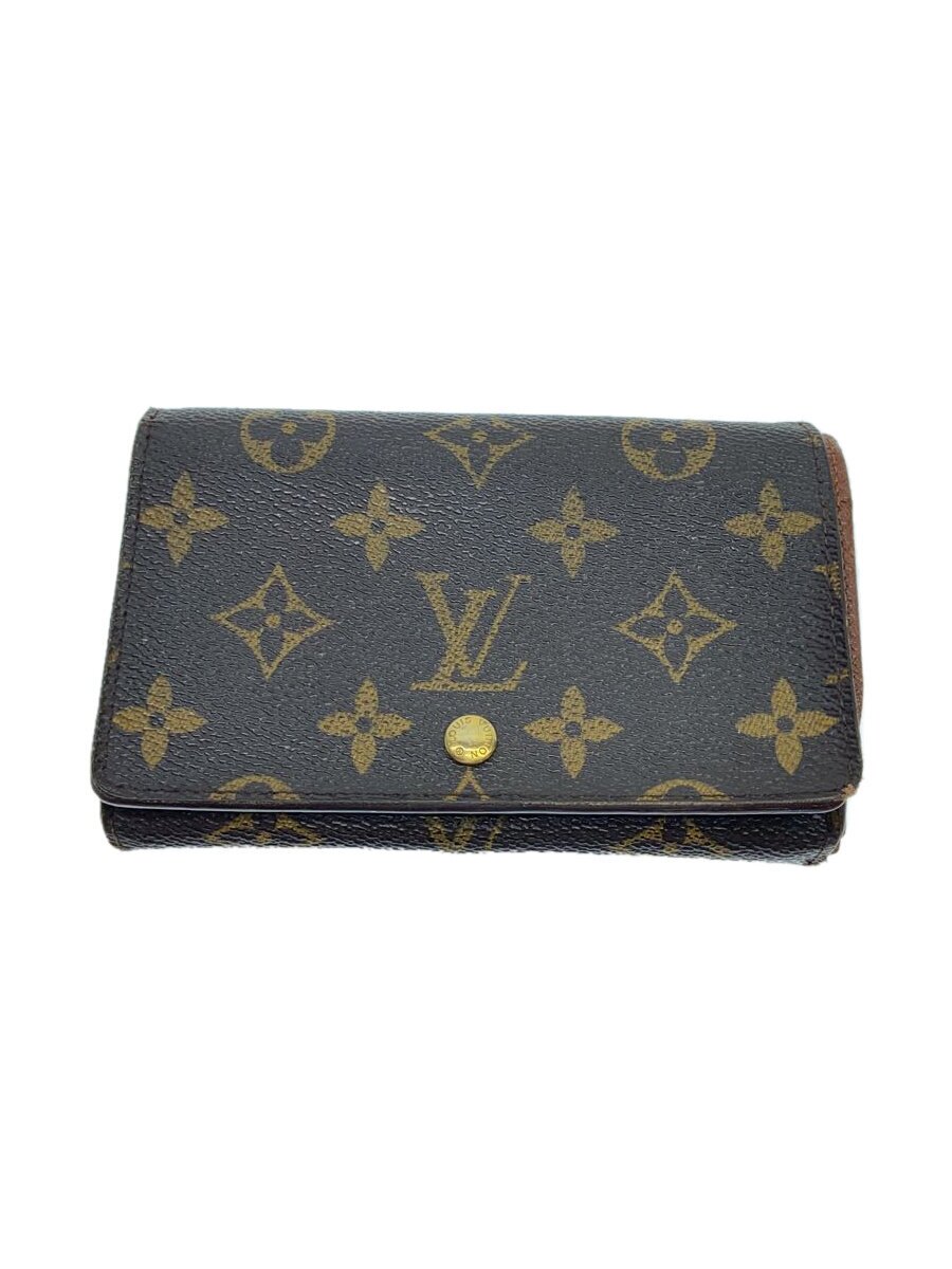 【中古】LOUIS VUITTON◆2つ折り財布/--/BRW/レディース/M61735【服飾雑貨他】