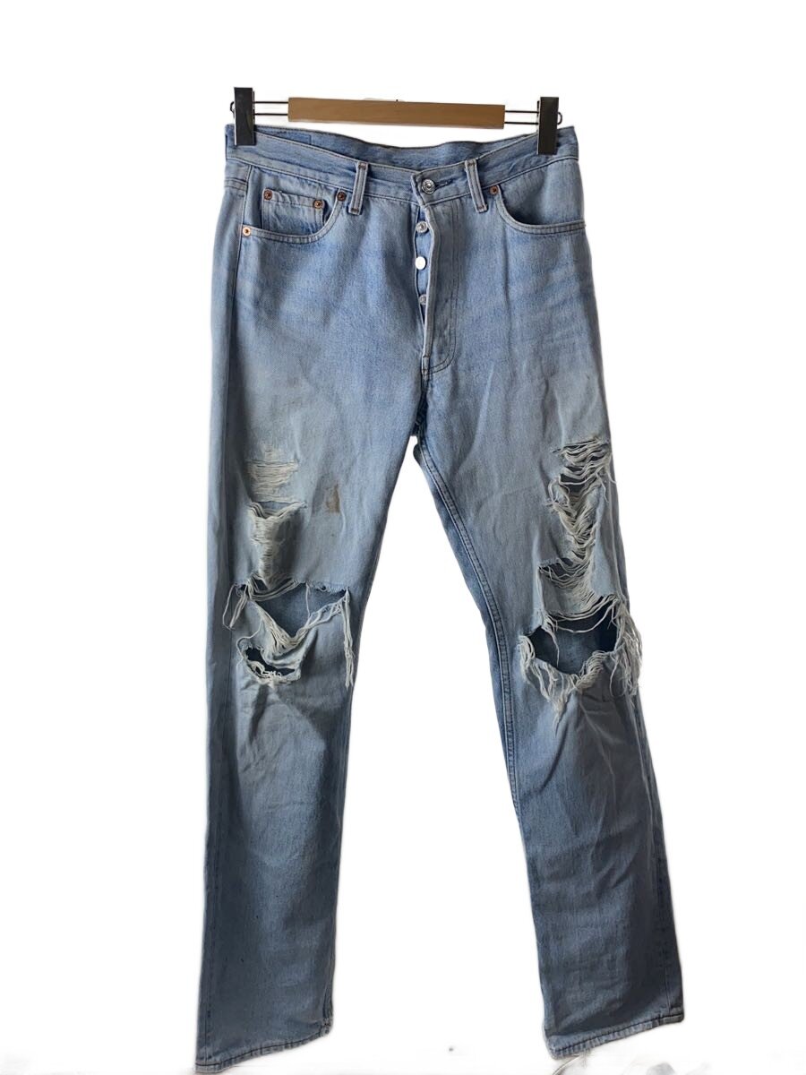 【中古】Levi’s◆ストレートパンツ/31/デニム/IDG/501XX/ボタン裏555/米国製/ダメージ有/汚れ【メンズウェア】|2nd STREET 店